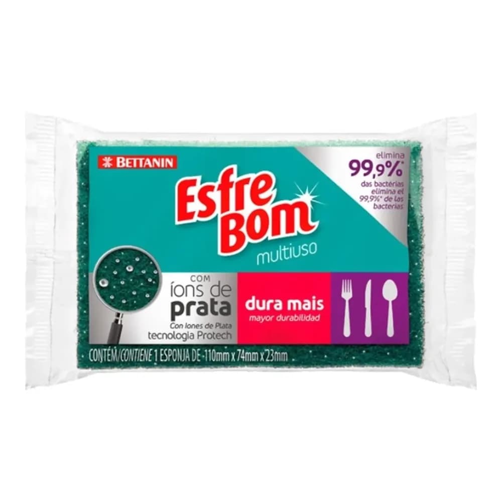 Esponja multiuso esfrebom