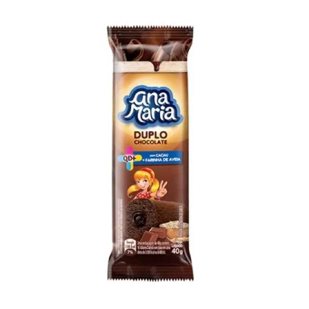 Bolinho qd+ duplo chocolate ana maria 35g