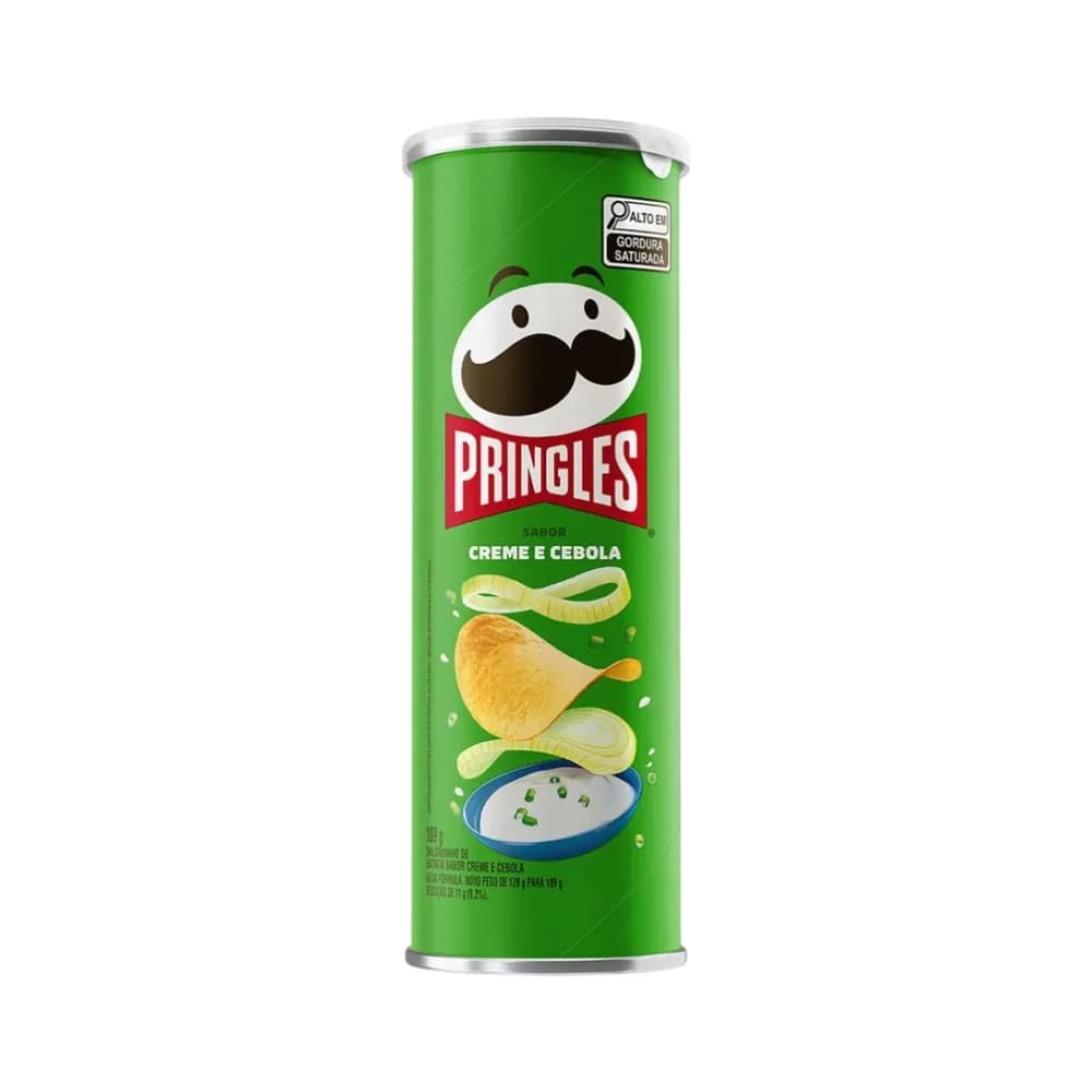 Batata sabor creme e cebola pringles 109g