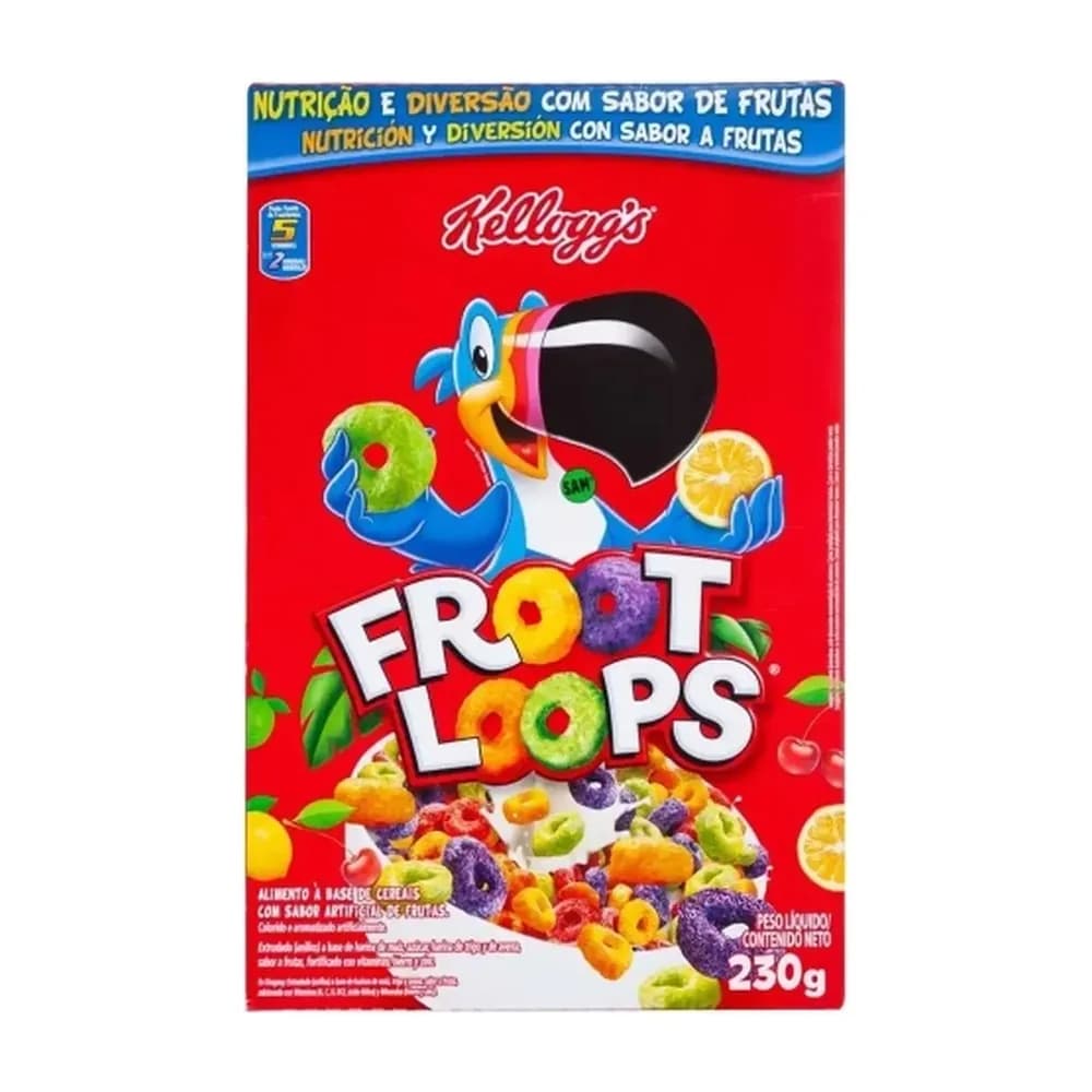 Cereal matinal kellogg's froot loops 230g