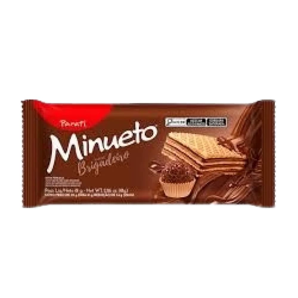 Bisc.parati 81g wafer minueto brigadeiro
