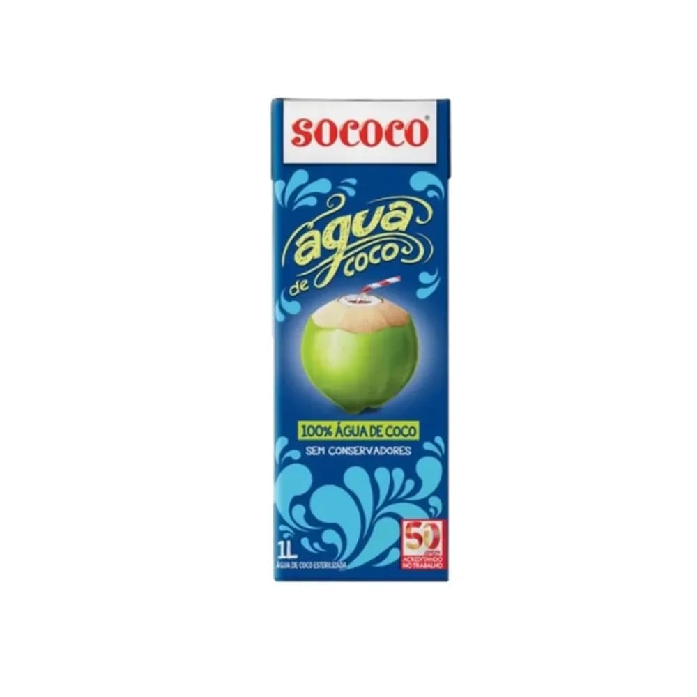 Agua de coco sococo 1l