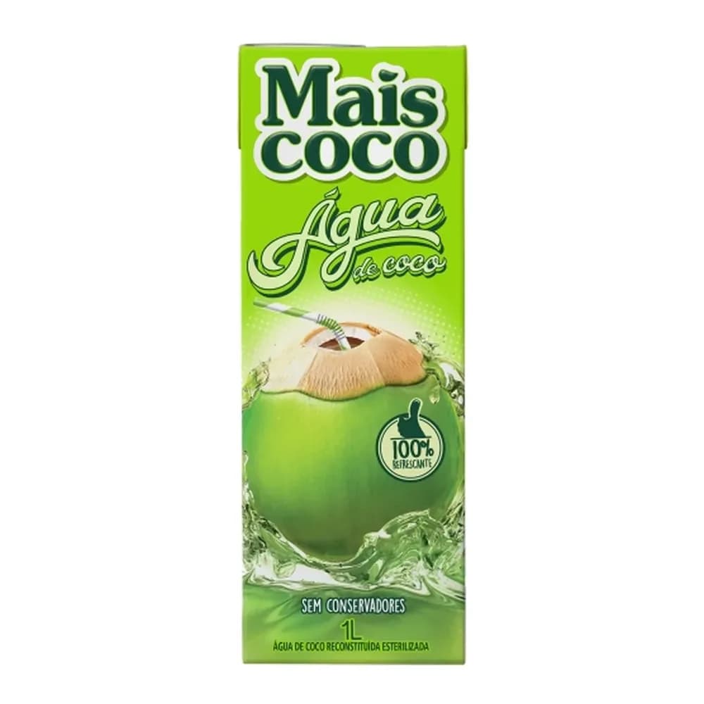 Agua de coco mais coco 1l