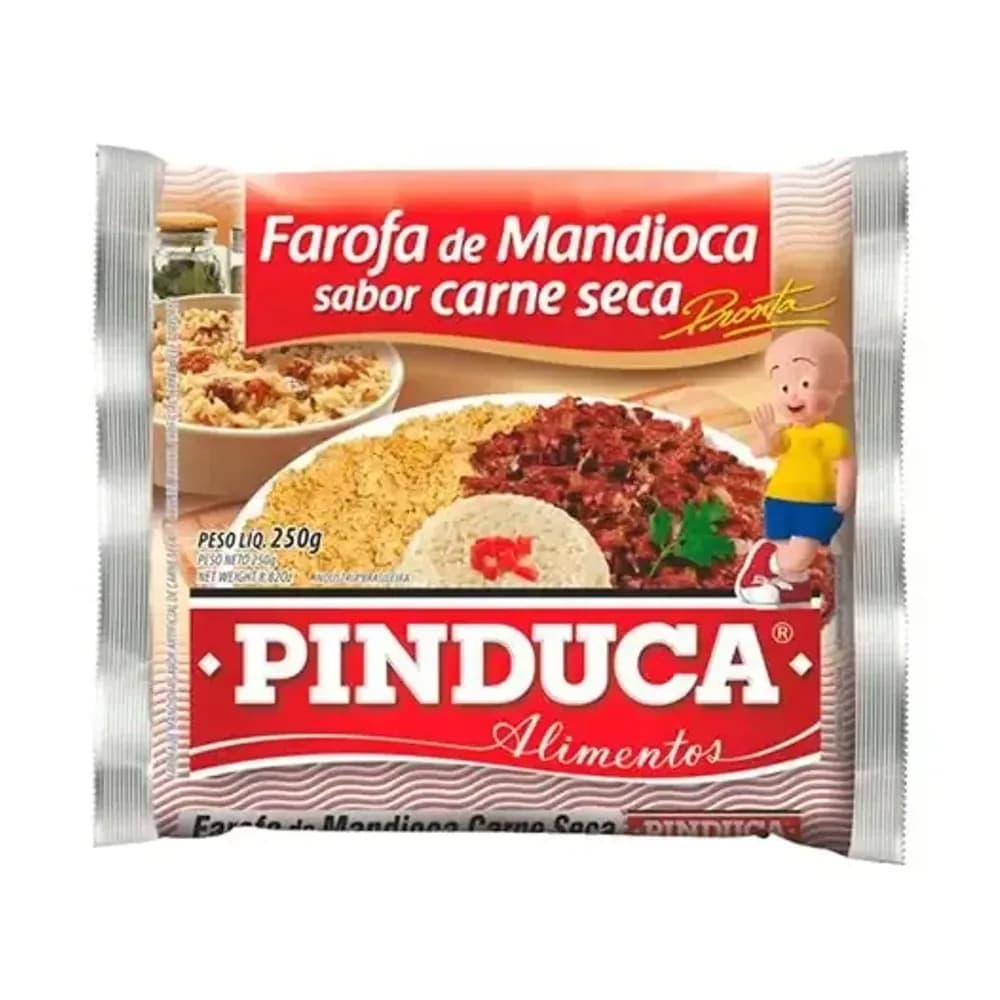 Farofa pinduca churrasco pacote 250g