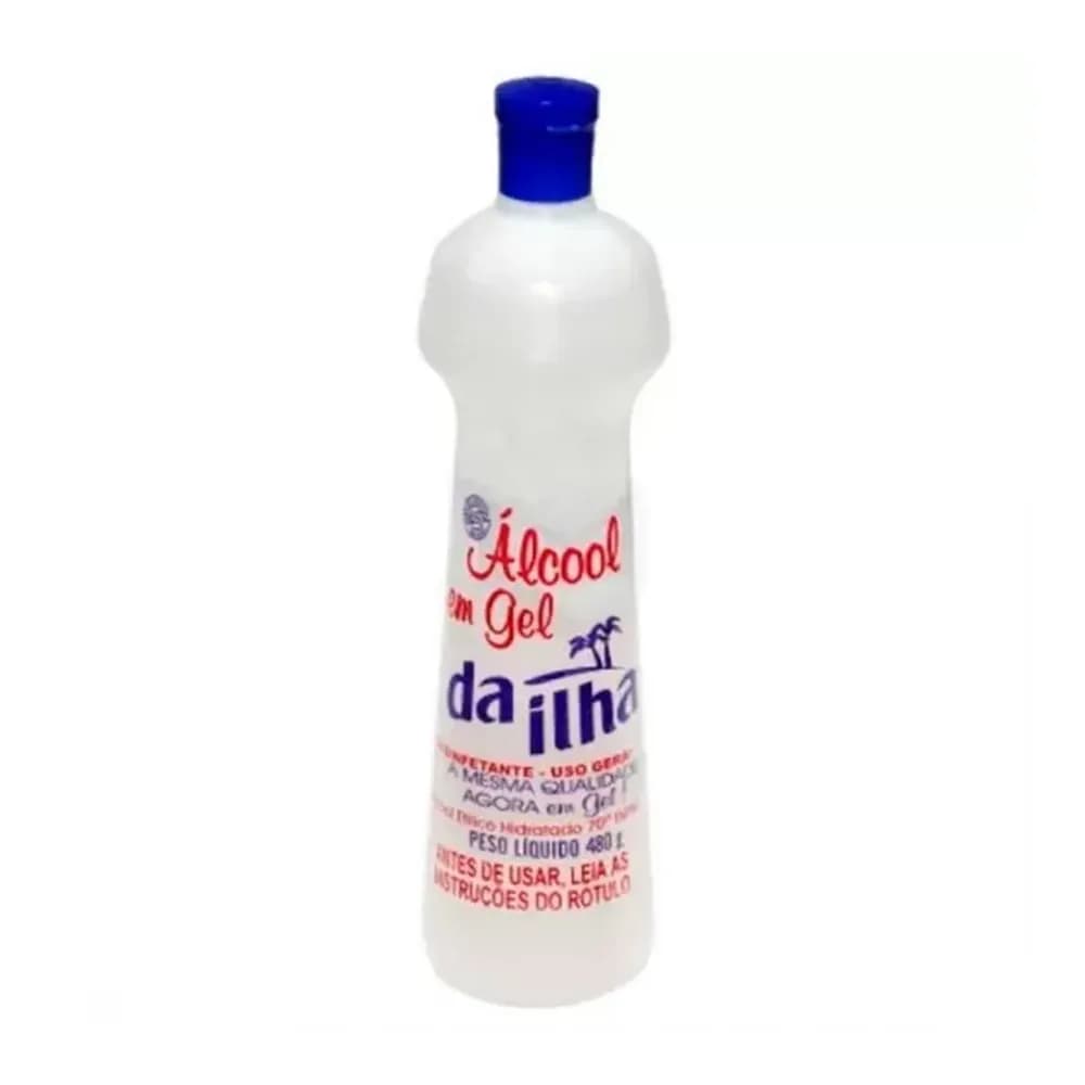 Alcool gel da ilha embalagem 480g