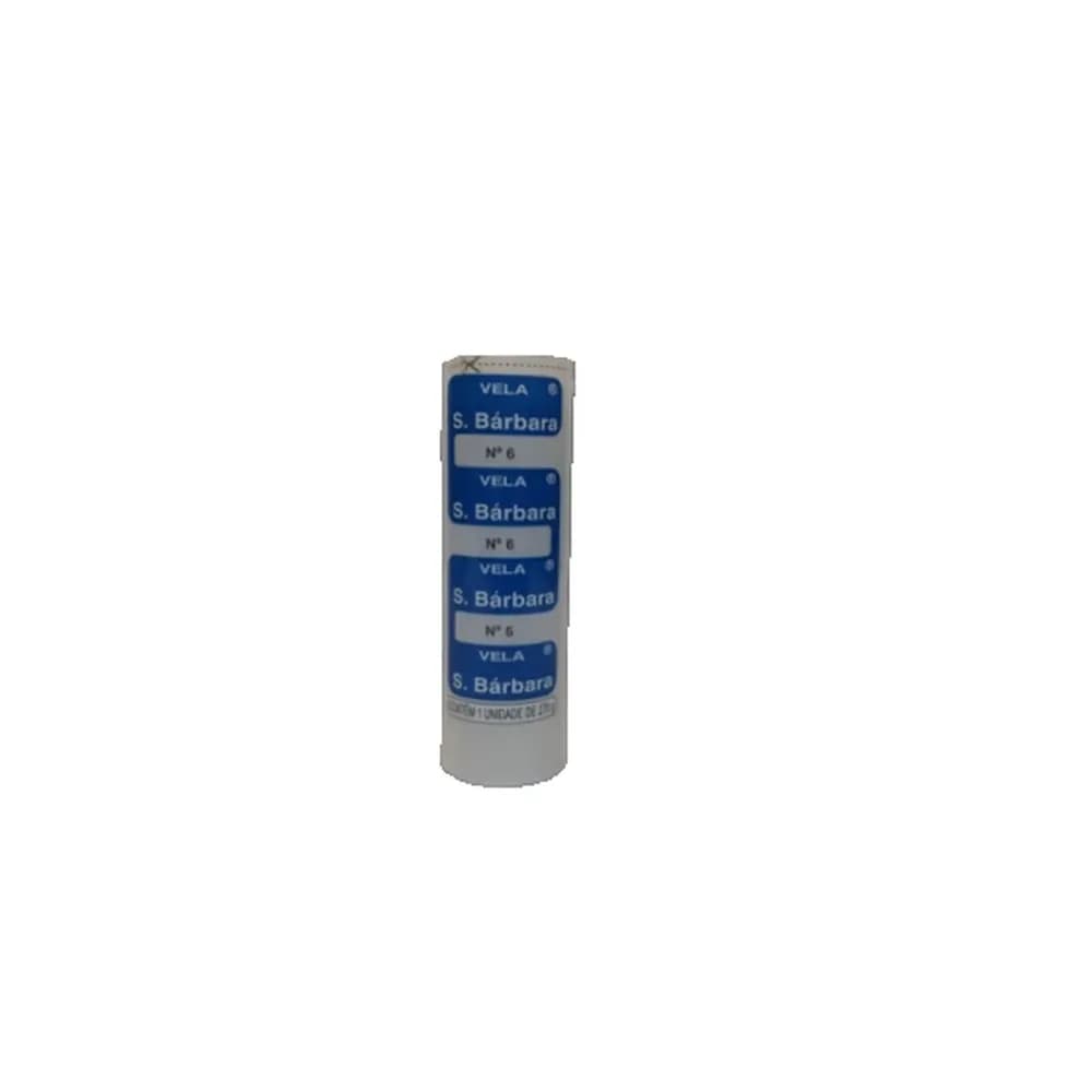 Vela santa barbara n6 embalagem 270g