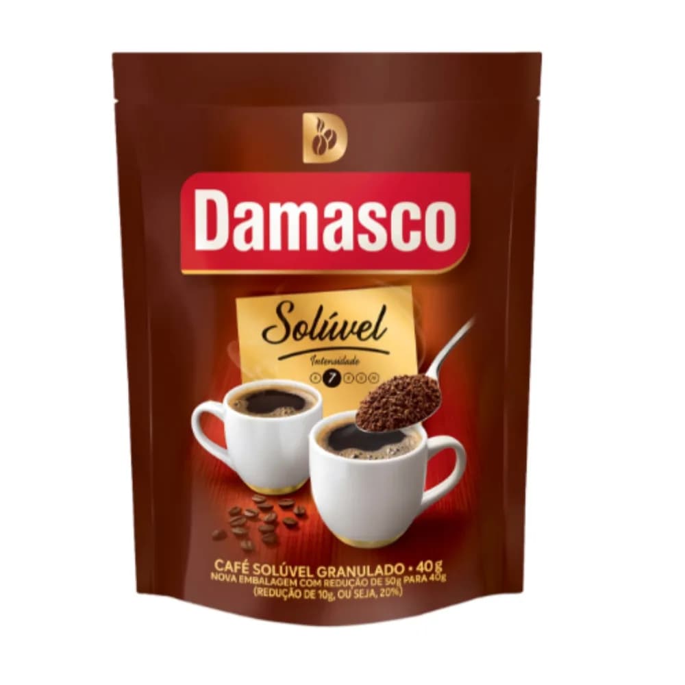 Cafe soluvel granulado sache damasco 40g