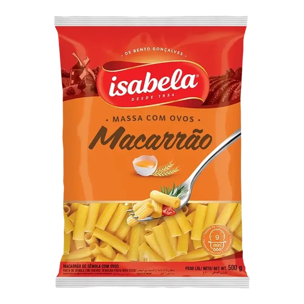 Macarrao parafuso isabela 500g