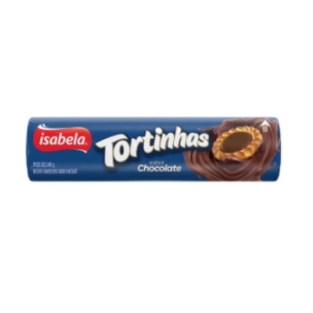 Biscoito recheado isabela tortinhas chocolate 140g