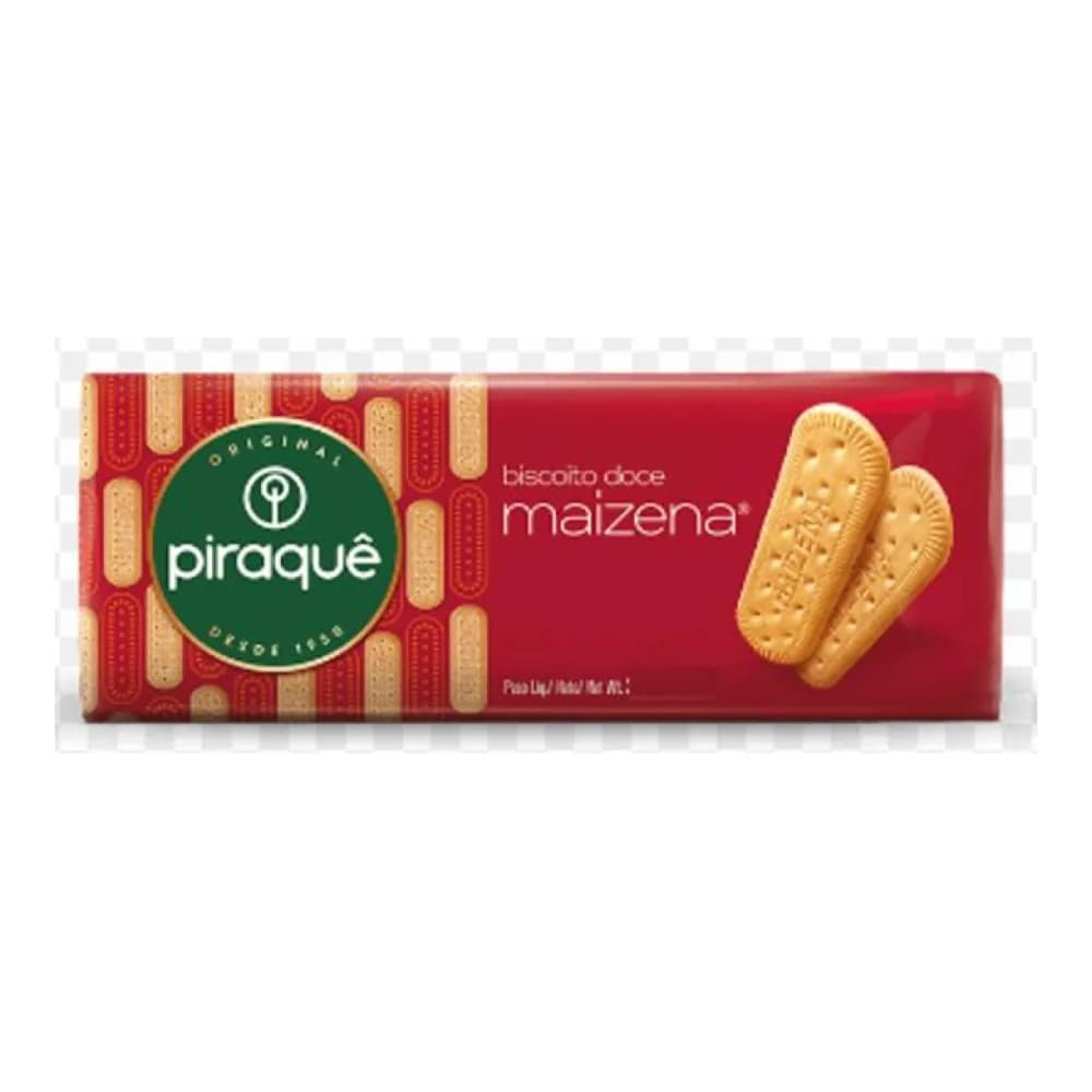Biscoito maizena piraque pacote 175g