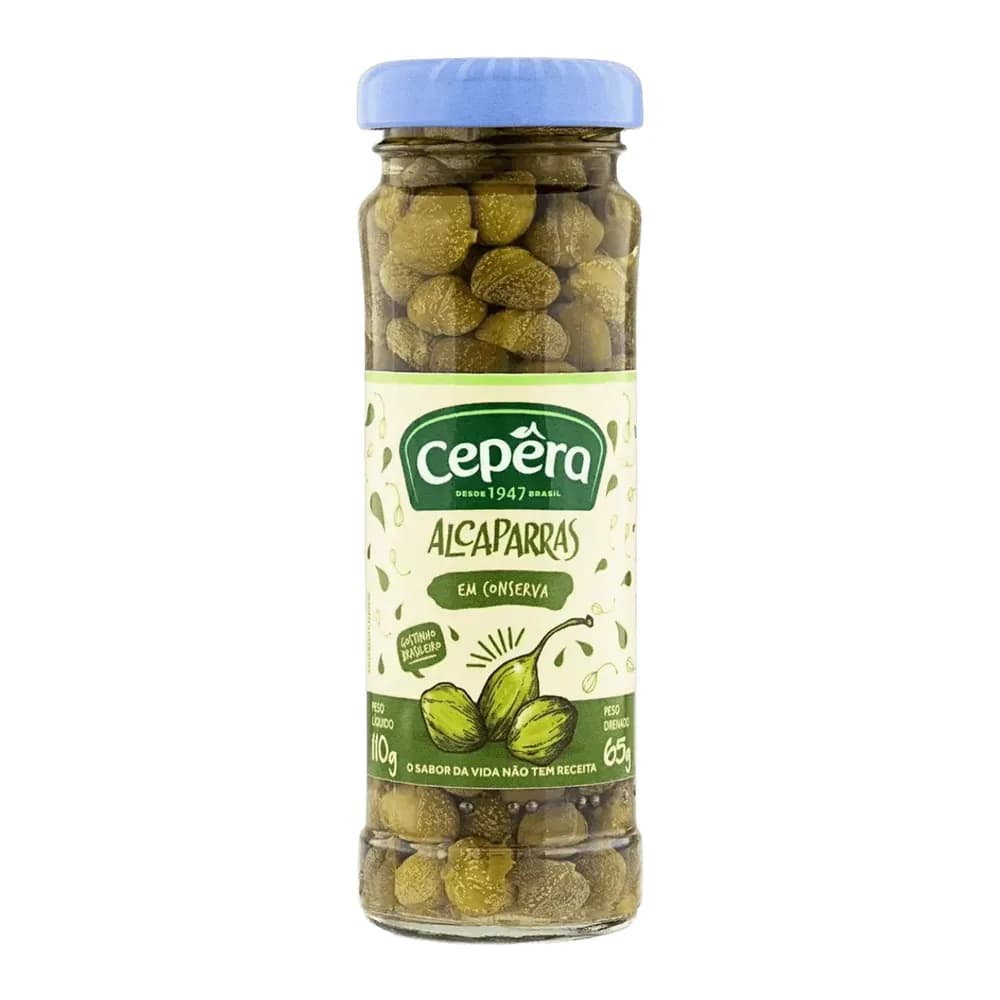 Alcaparras cepera vidro 65g
