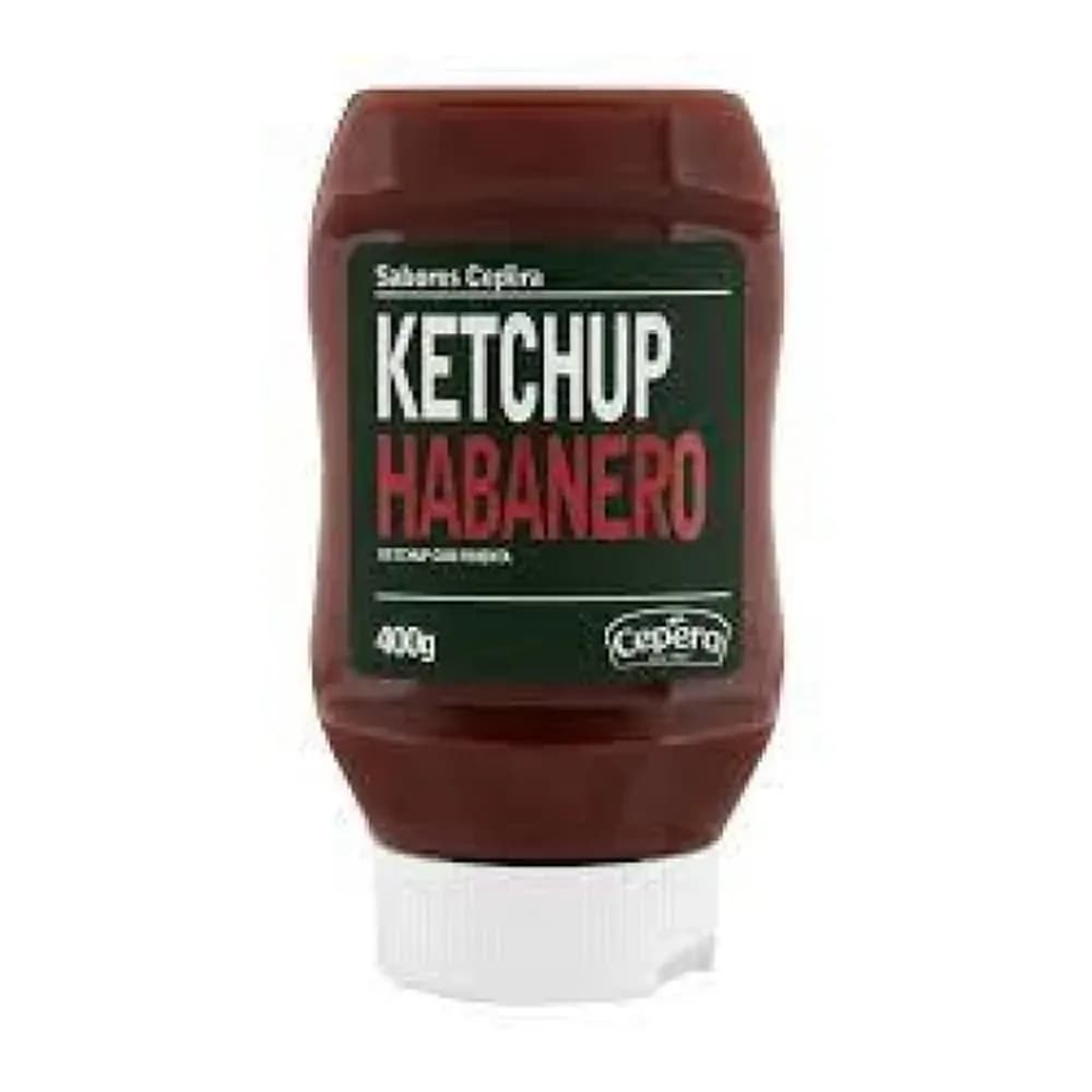 Ketchup habanero sabores cepera 400g