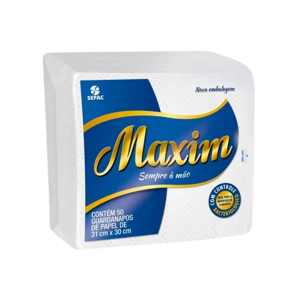 Guardanapo maxim pacote 50 un 31x30cm