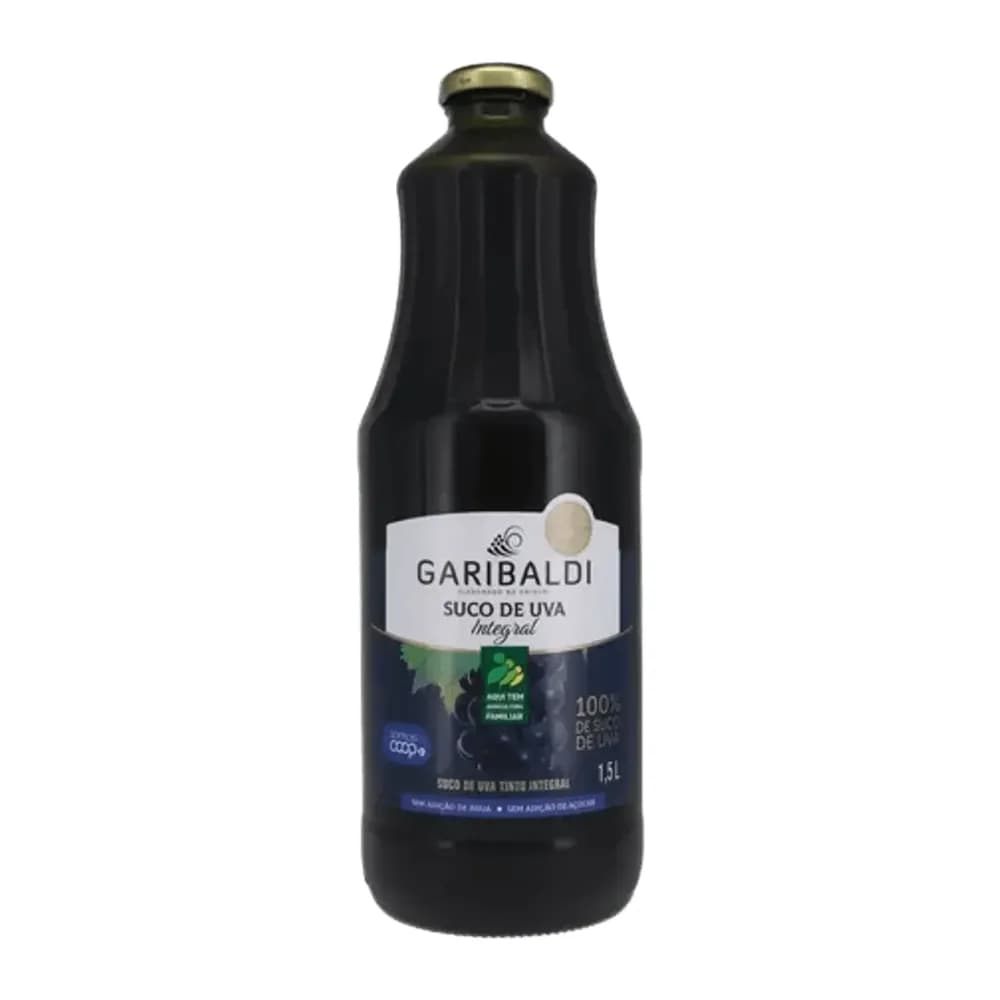 Suco uva integral tinto garibaldi 1,5l