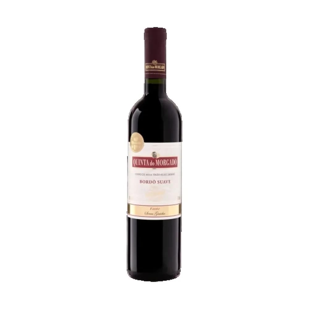 Vinho tinto suave quinta do morgado garrafa 750ml