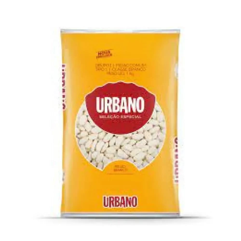 Feijao branco urbano embalagem 1kg