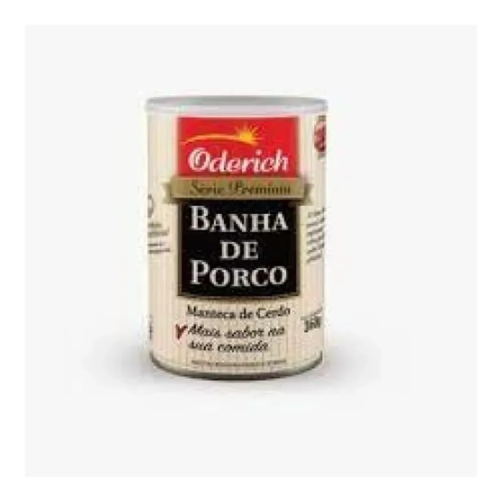 Banha de porco oderich 360g