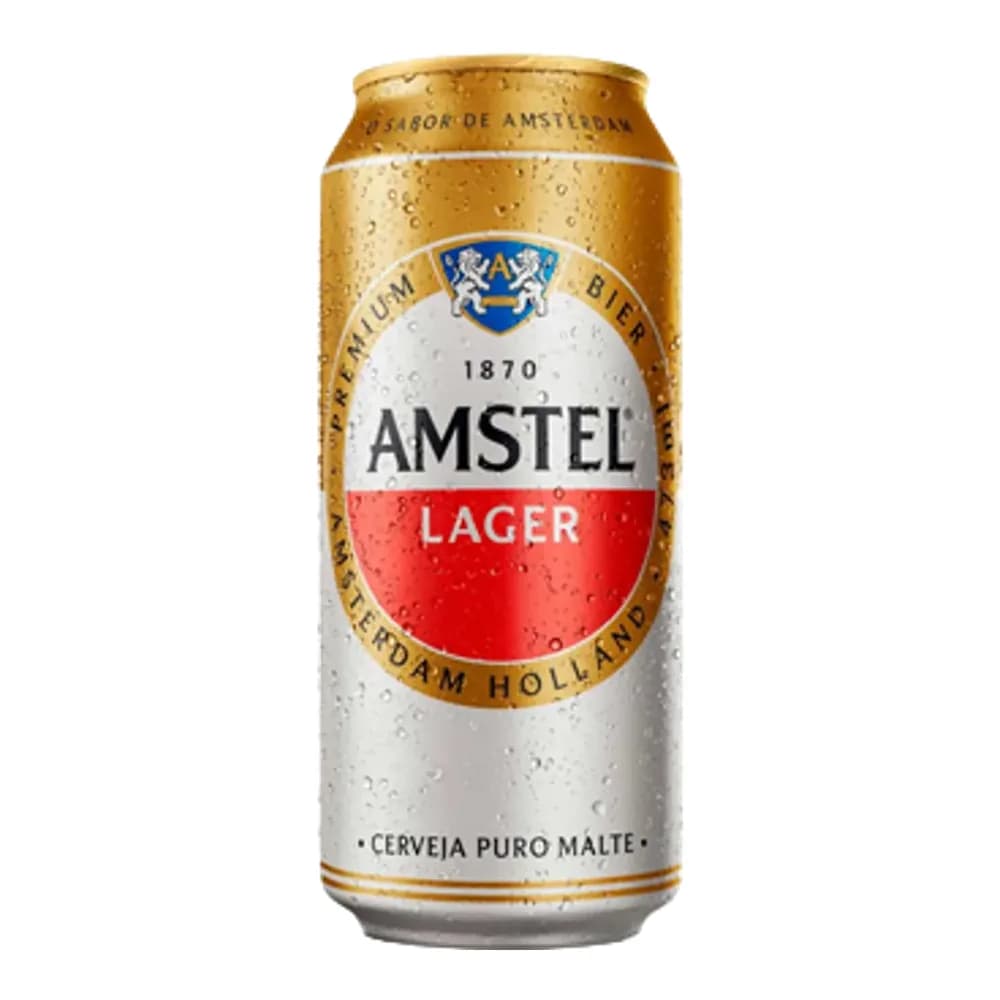 Cerveja amstel latao 474ml