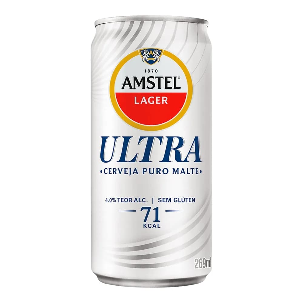 Cerveja amstel ultra 269ml