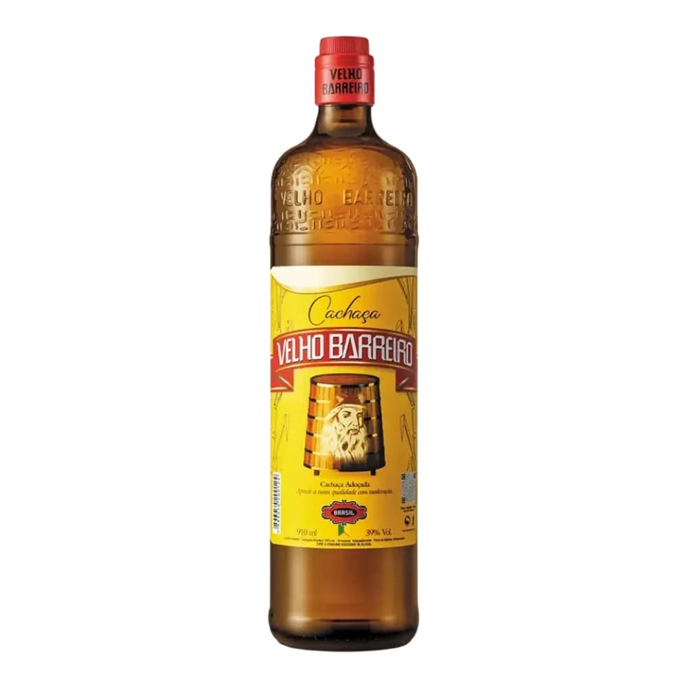 Aguardente velho barreiro 910ml
