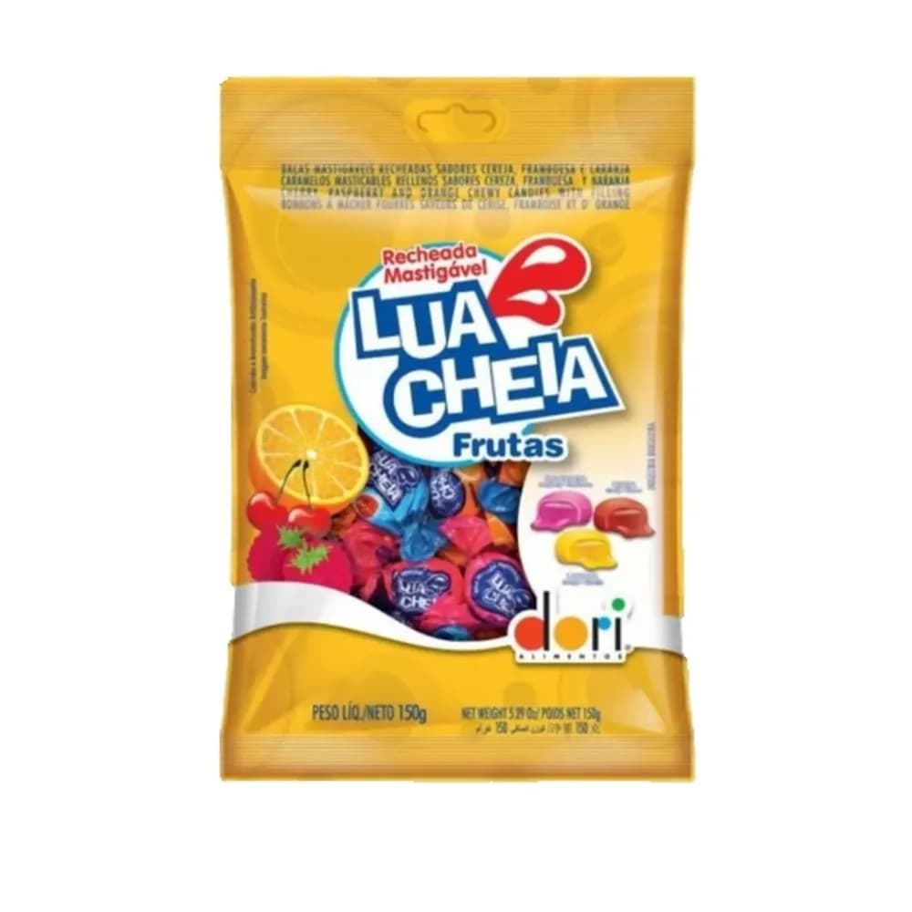 Bala dori lua cheia frutas 100g