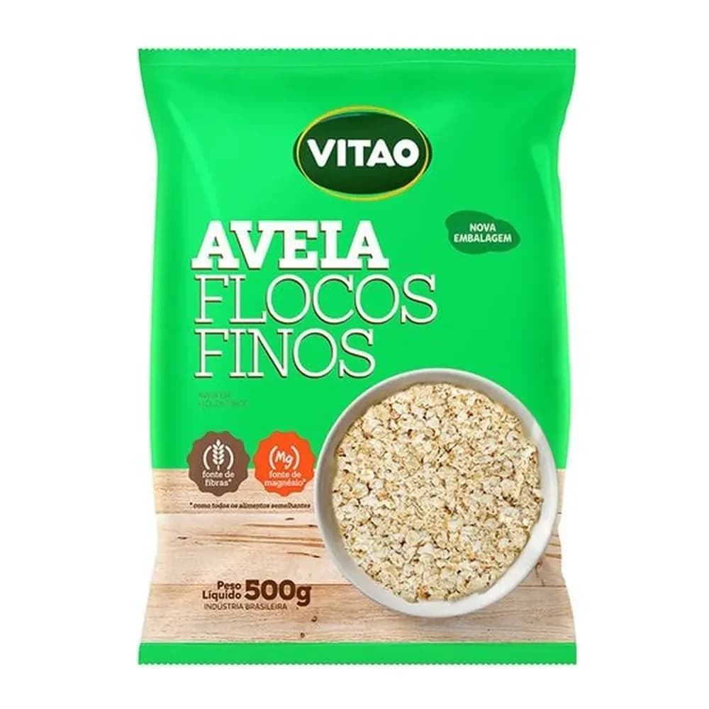 Aveia flocos finos vitao 400g