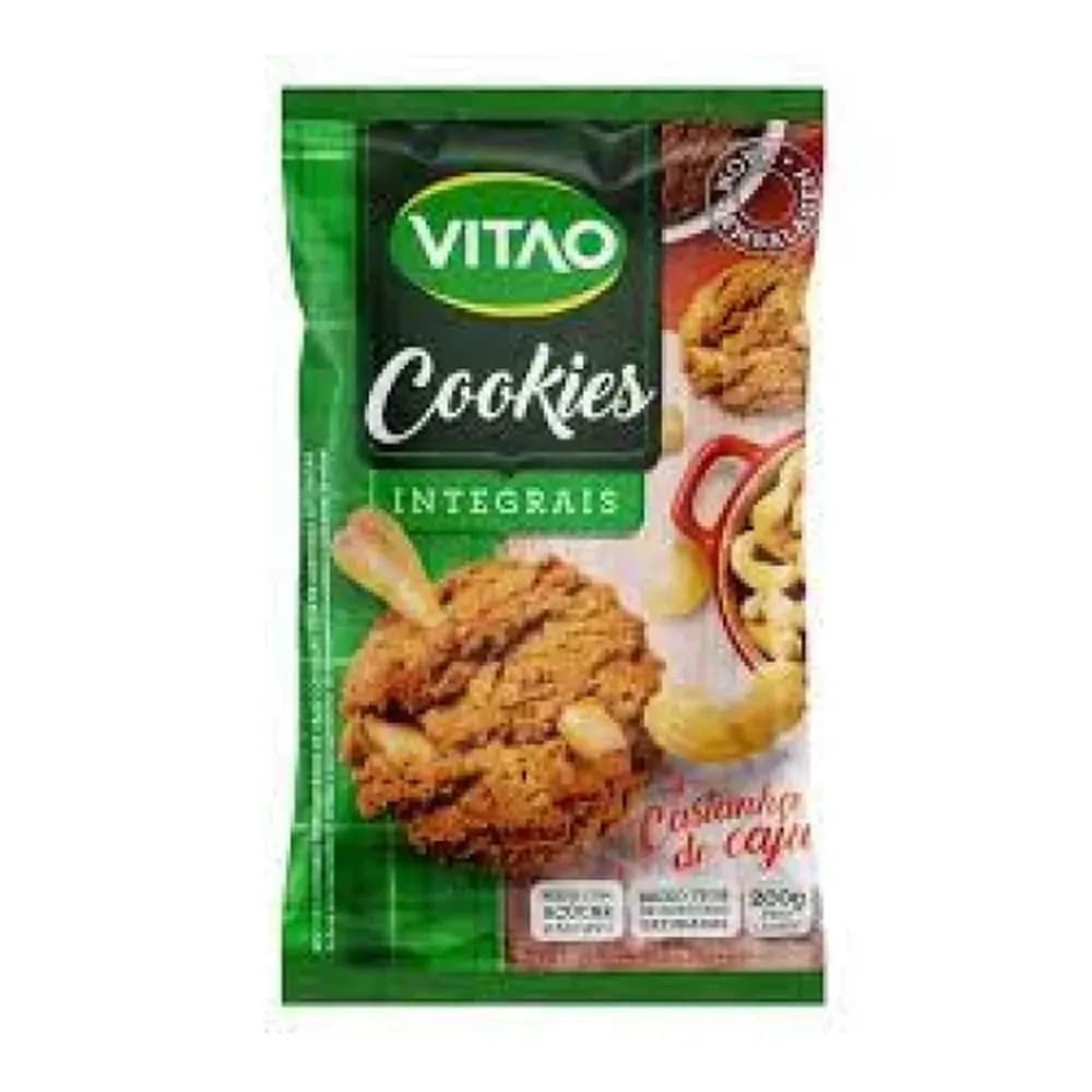 Cookies integrais vitao castanha de caju 200g