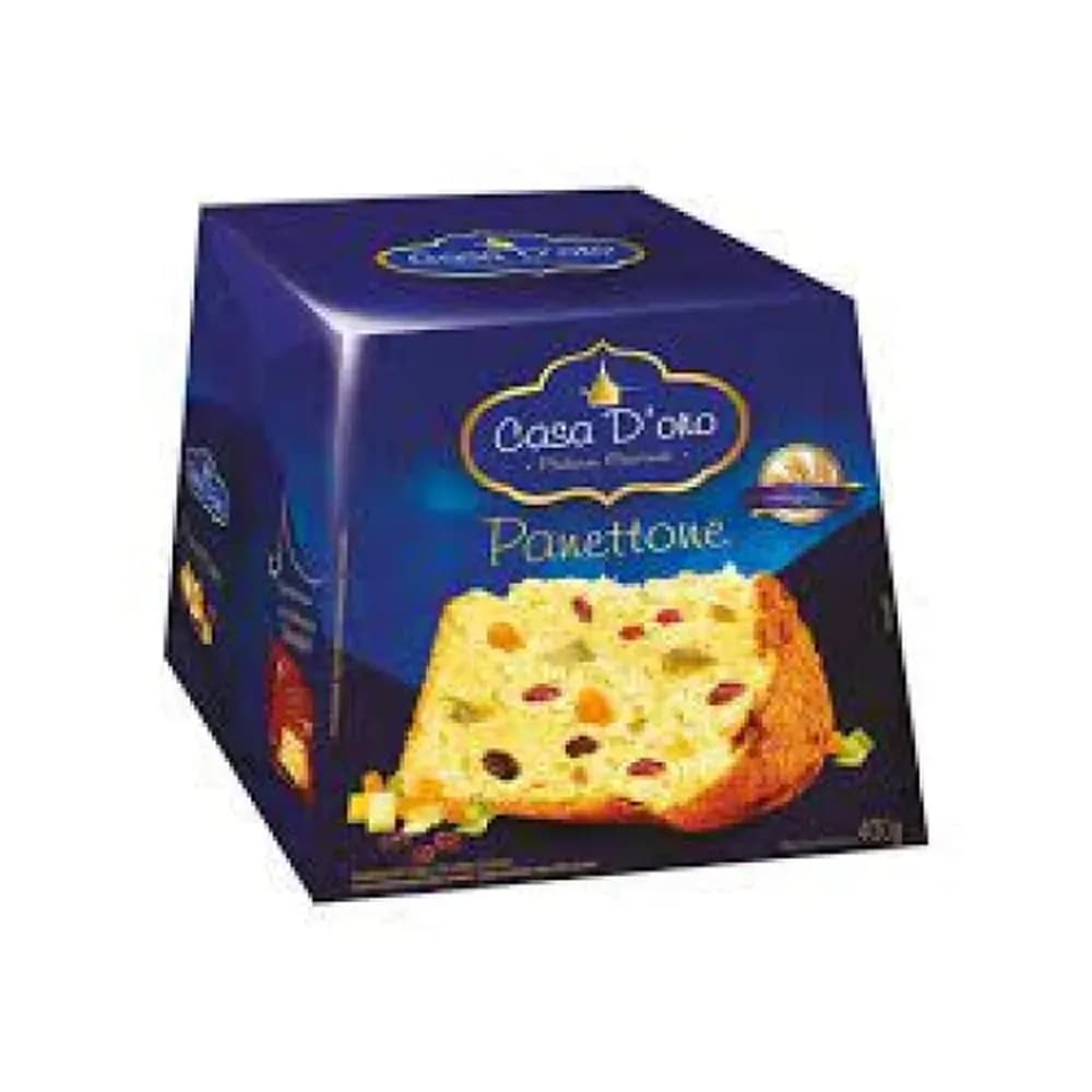 Panettone casa d'oro embalagem 400g
