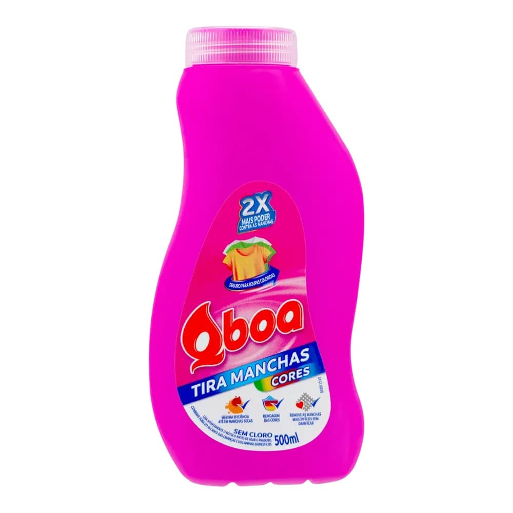 Tira manchas qboa sem cloro cores 500ml