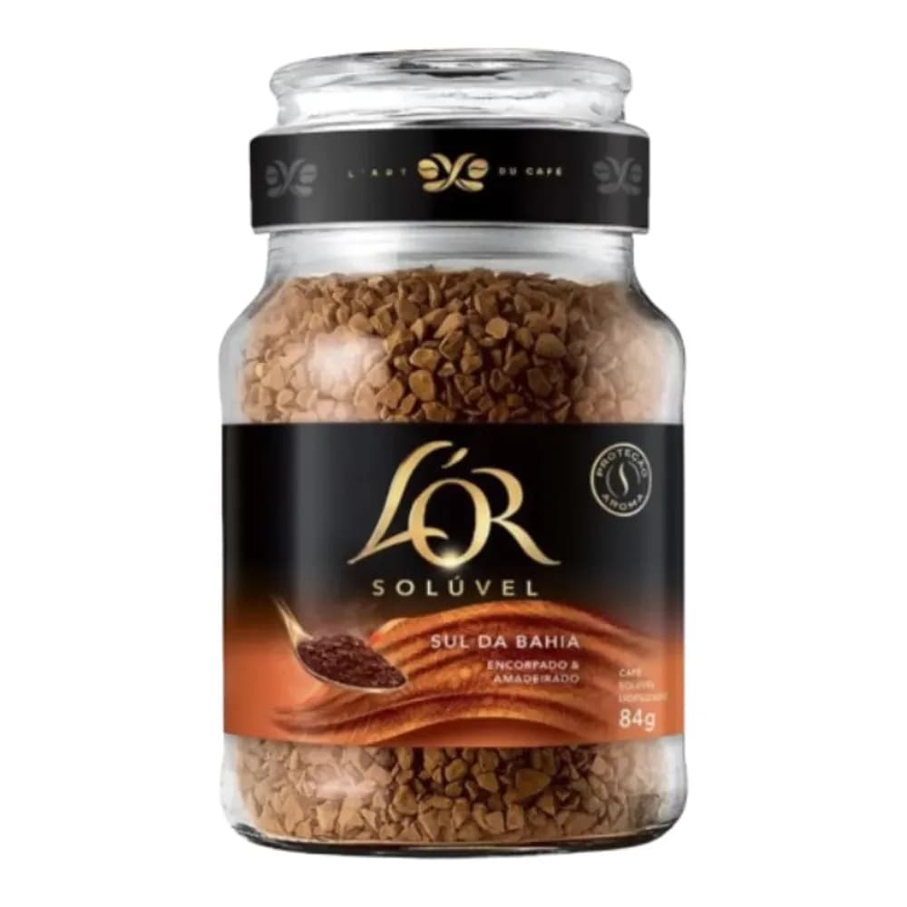 Cafe soluvel liofilizado classique l'or 84g