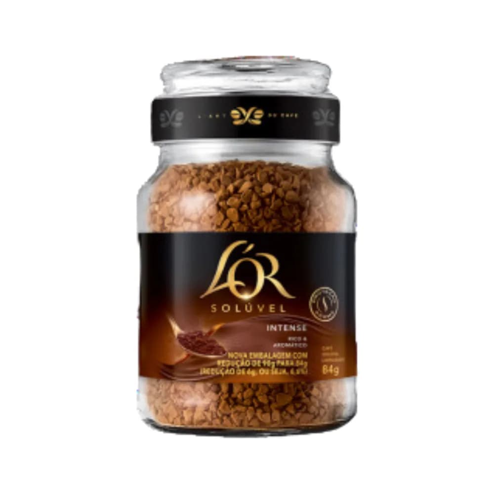 Cafe soluvel intense l'or 84g