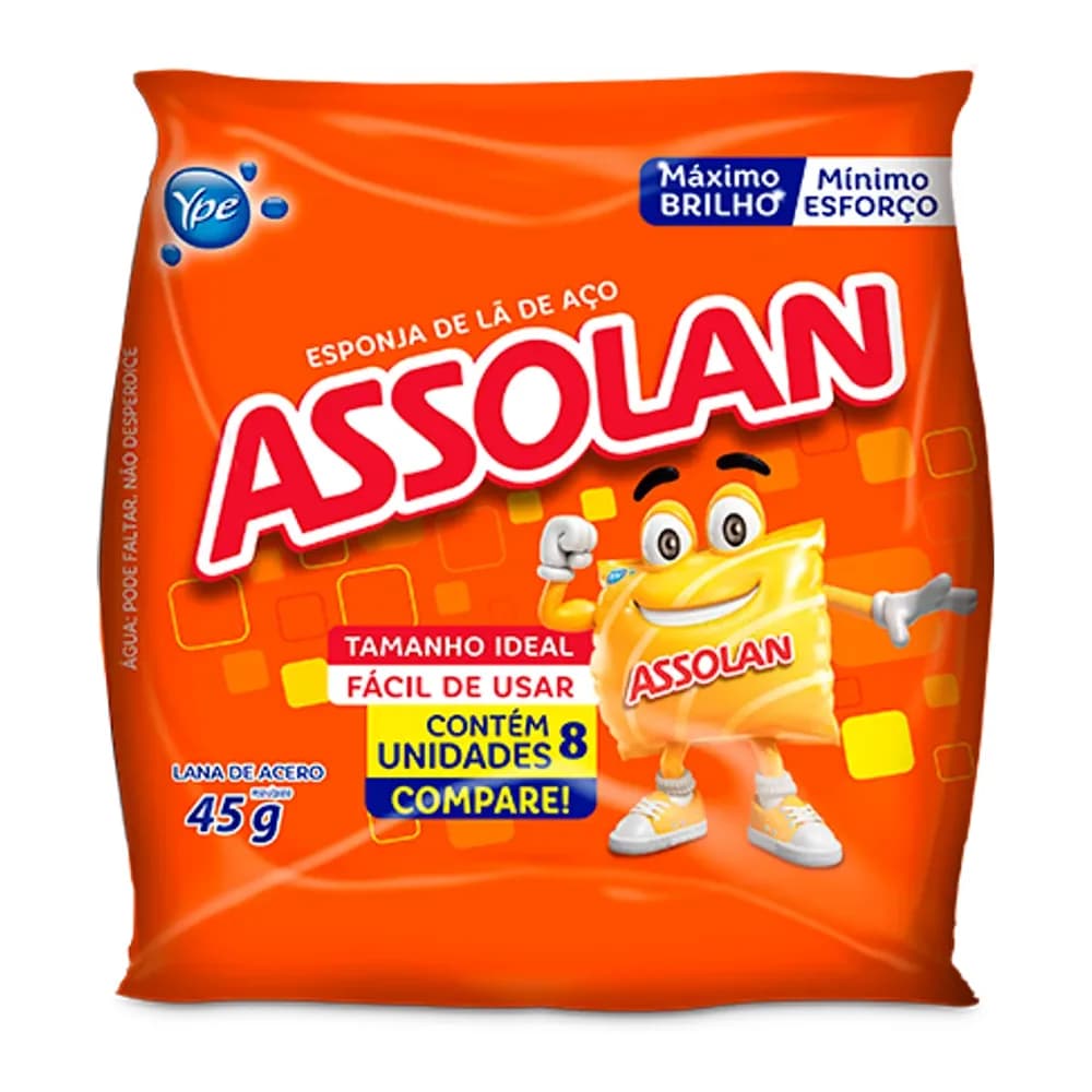 Esponja de aco assolam ype 45g