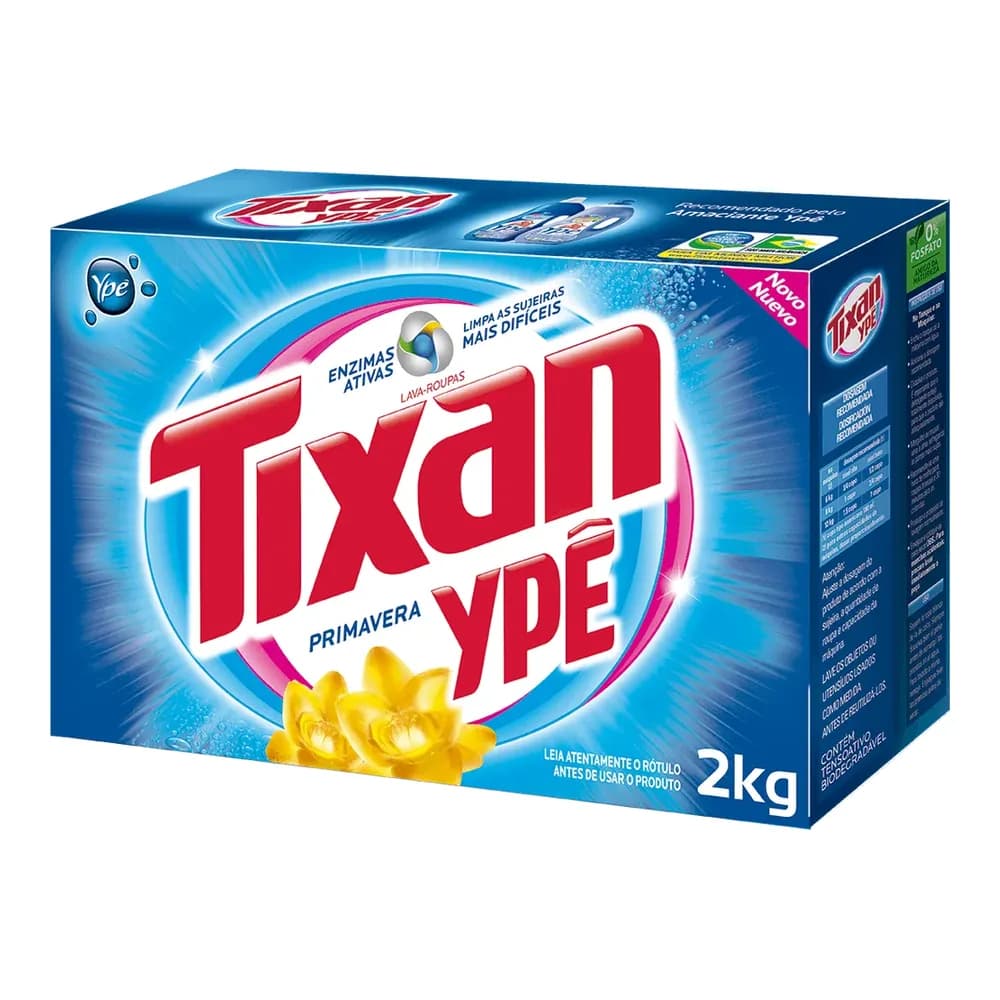 Sabao em po tixan ype primavera 2,2kg