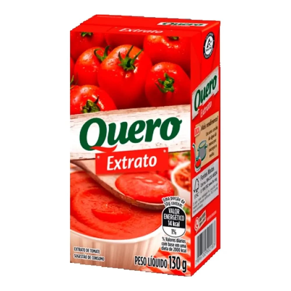 Extrato de tomate quero 130g