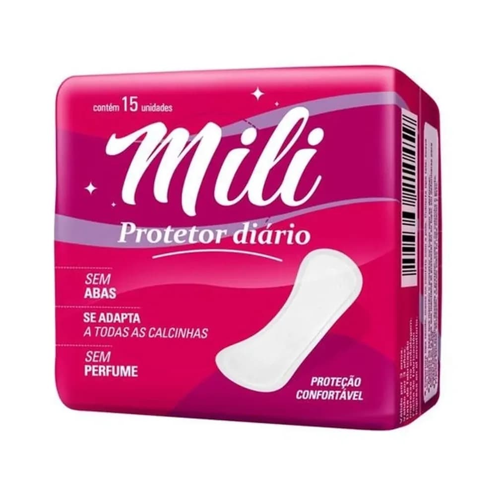 Absorvente protetor diario mili 15un