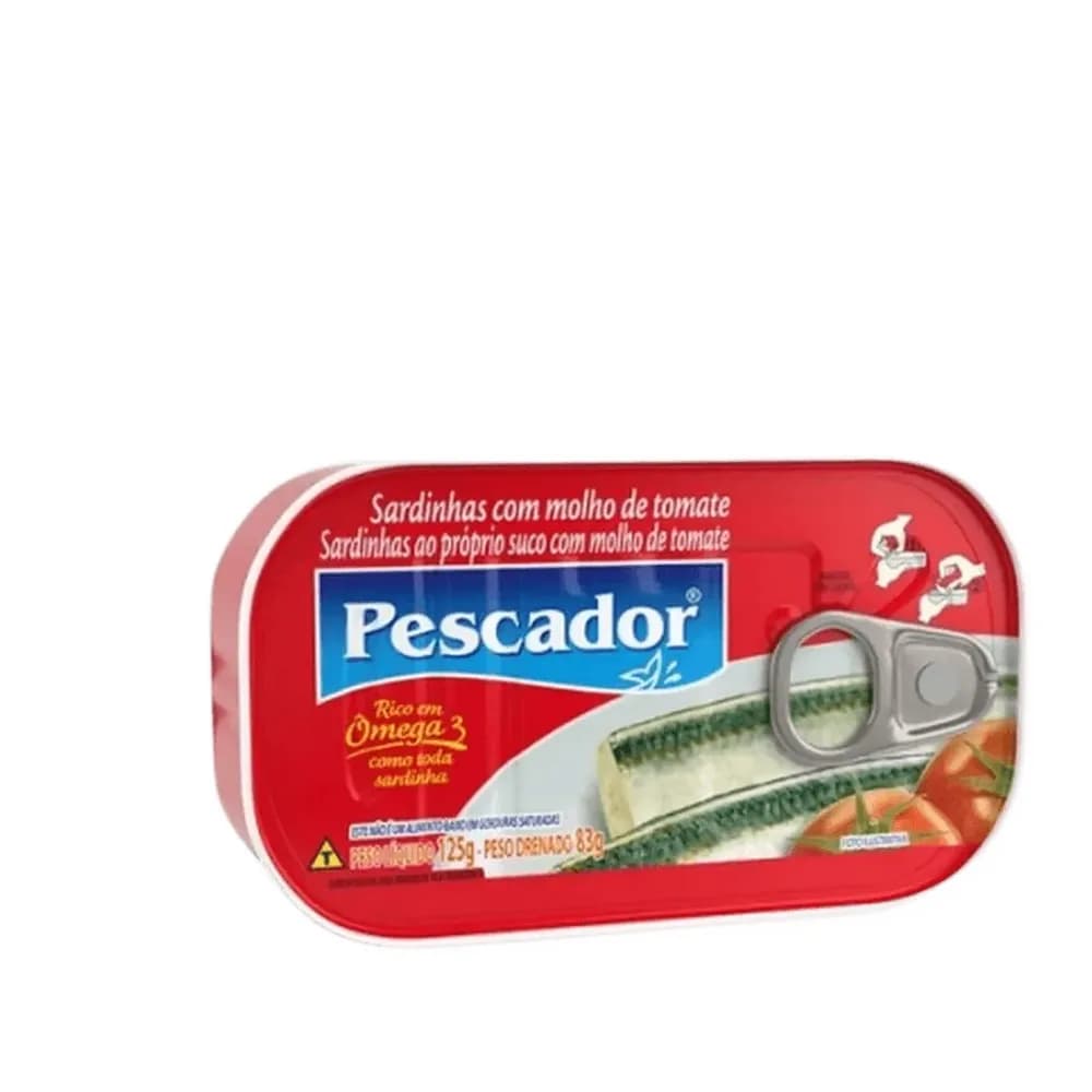 Sardinha ao molho de tomate pescador 75g