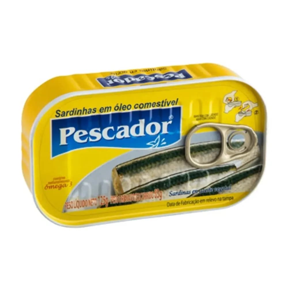 Sardinha com oleo pescador 83g