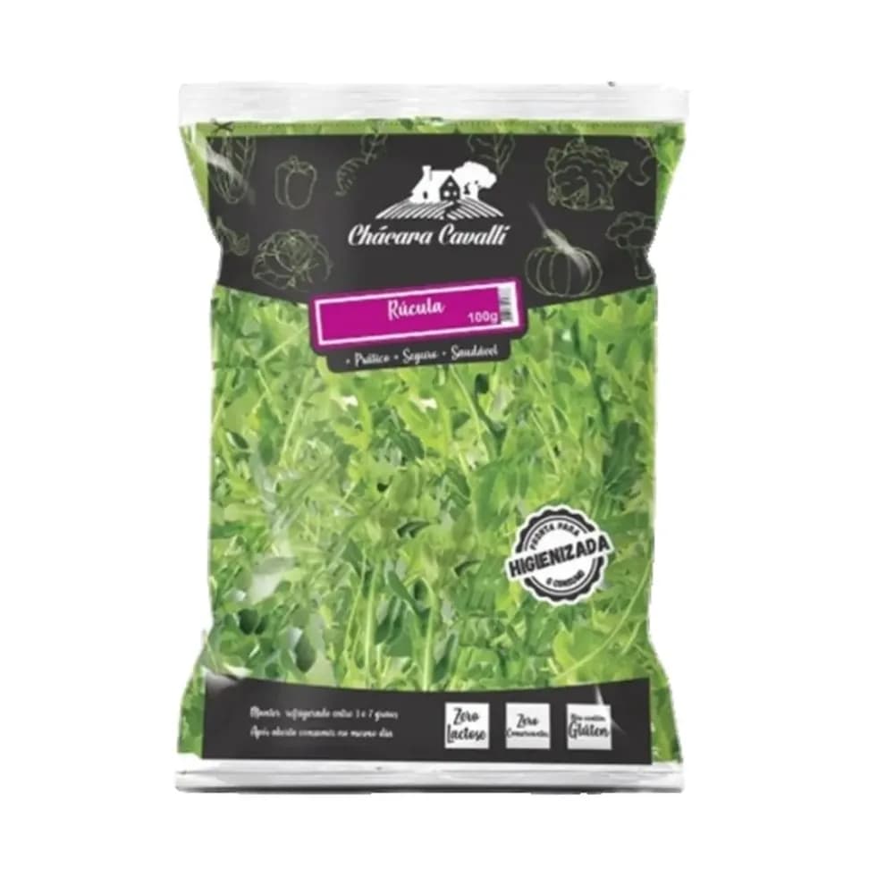 Rucula 100g chacara cavalli higienizada