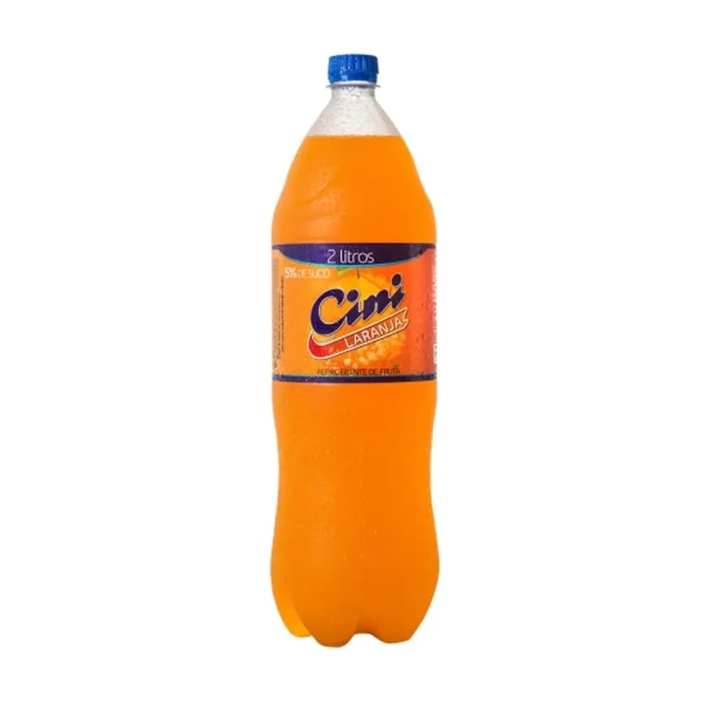 Refrigerante laranja cini pet 2l