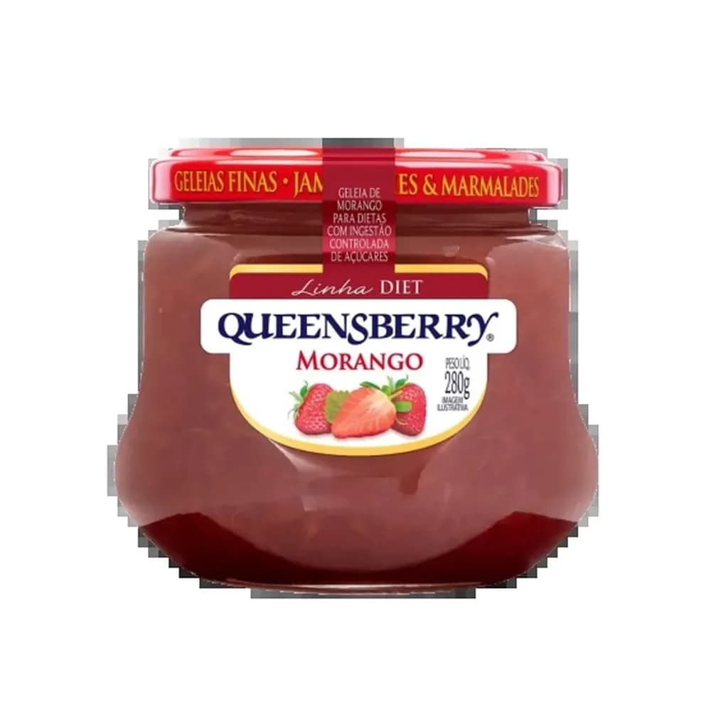 Geleia de morango diet queensberry 280g