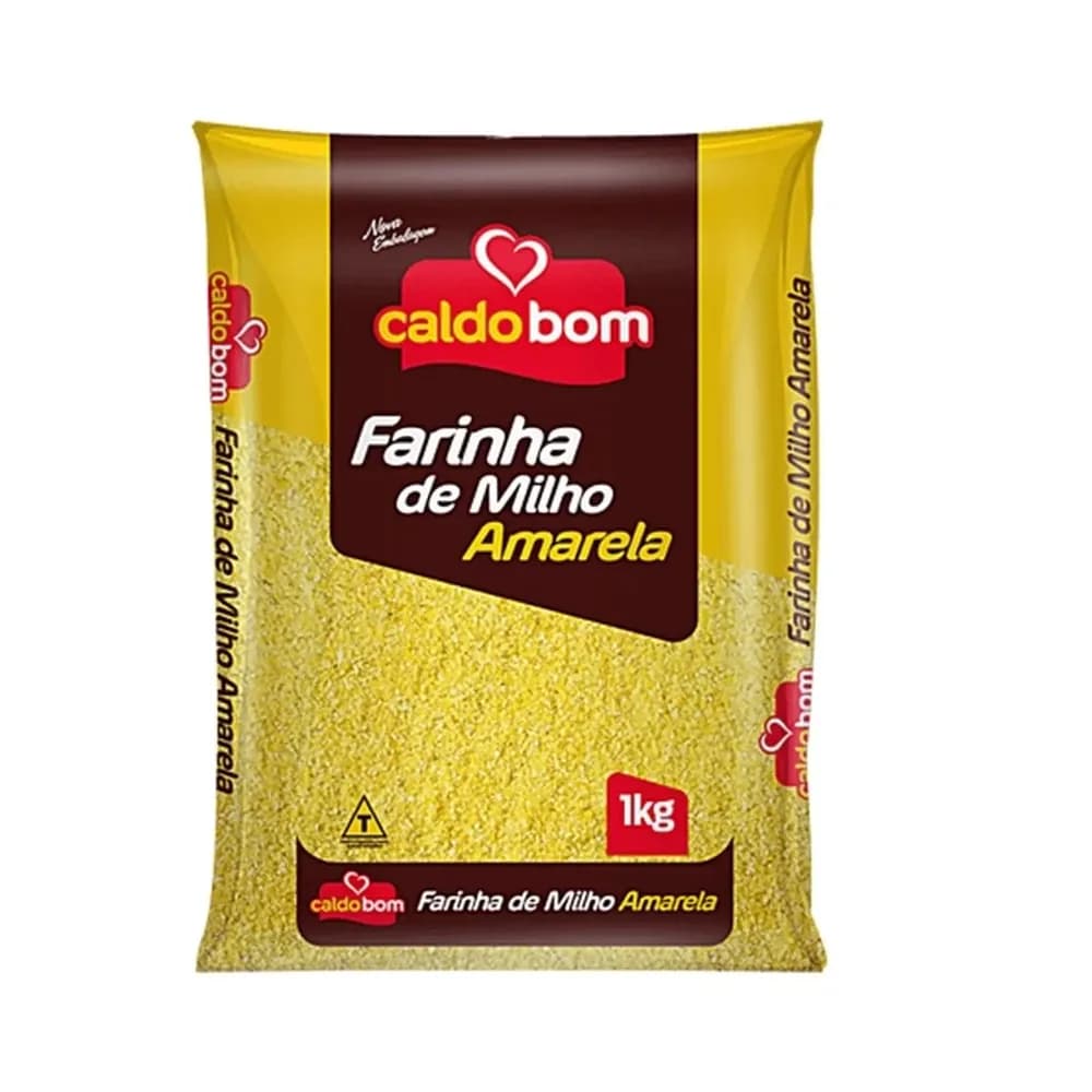 Farinha de milho amarela caldo bom 1kg