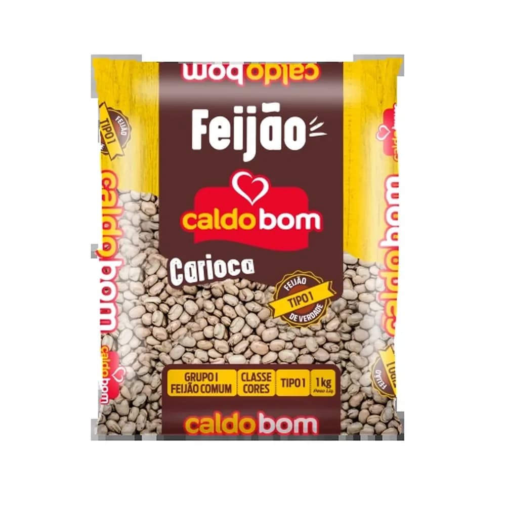 Feijao carioca caldo bom 1kg