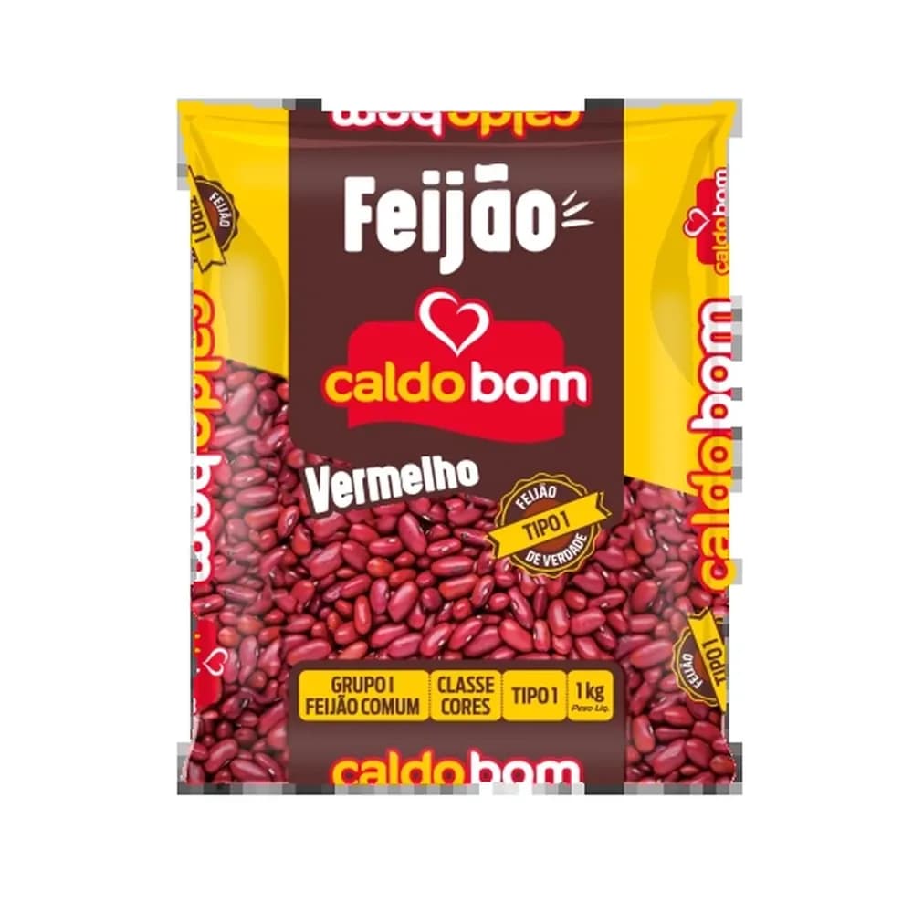 Feijao vermelho caldo bom 1kg