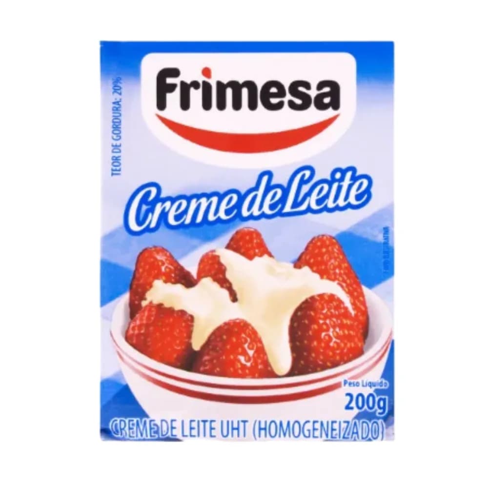 Creme de leite frimesa caixa 200g