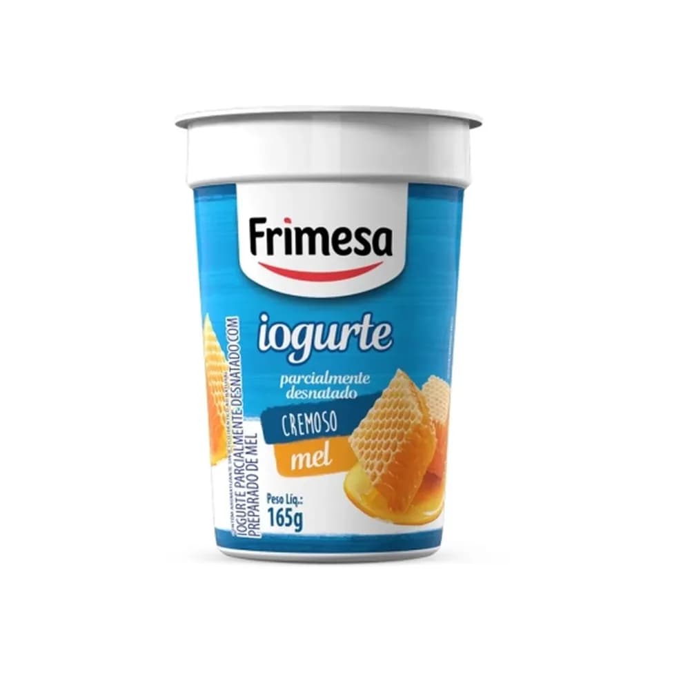 Iogurte tradicional com mel frimesa pote 165g