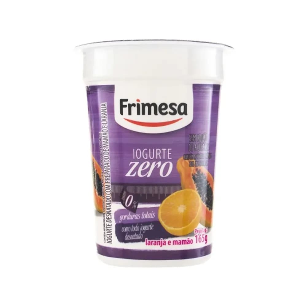 Iogurte frimesa mamao com laranja pote 165g