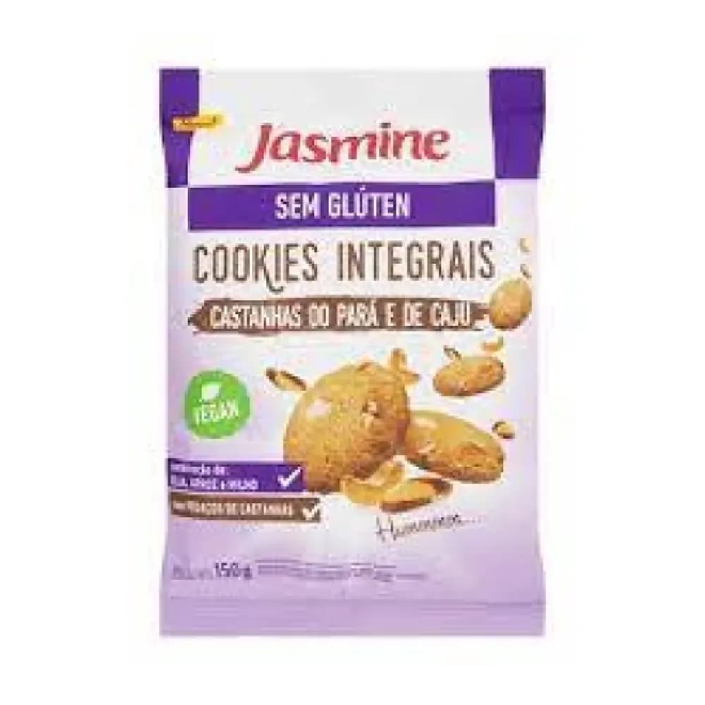 Bisc cookies s/ac jasmine amendoas/castanhas 120g