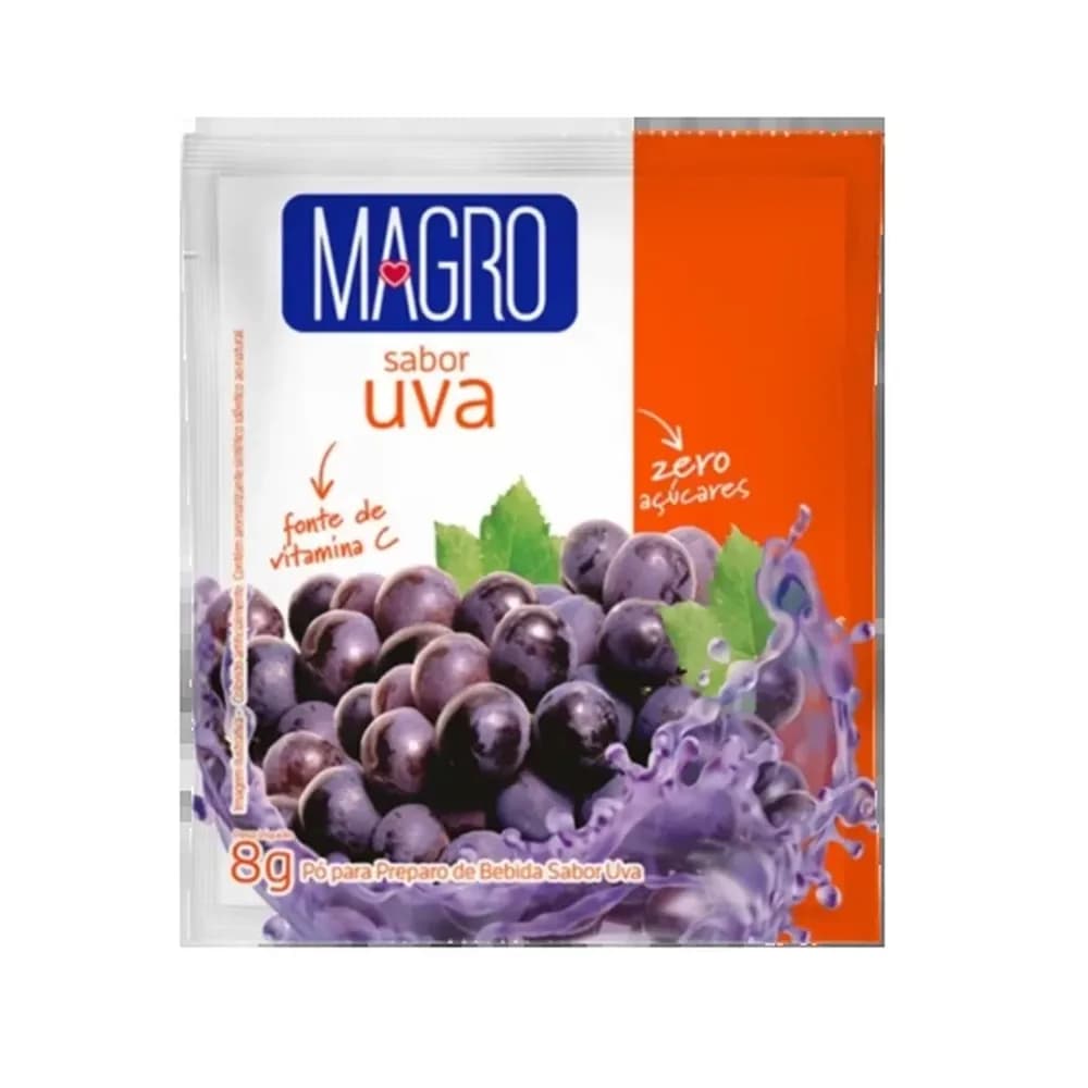 Refresco sabor uva zero acucares magro 8g