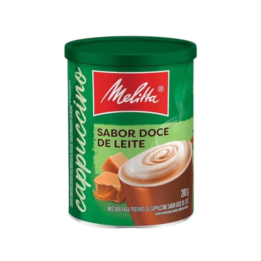 Cappuccino soluvel doce de leite melitta 200g