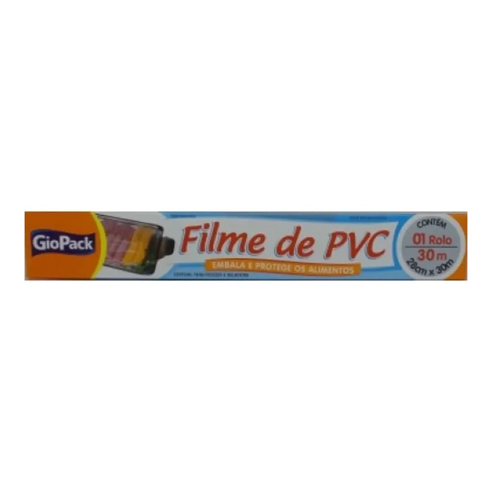 Filme pvc giopack 28cm x 30m rolo 1 un